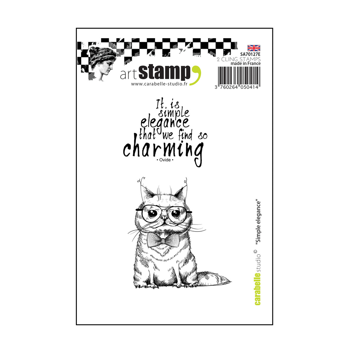 Carabelle studio • stempel a7 enkel elegance