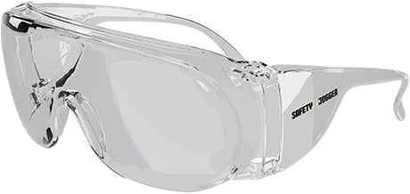 Safety jogger lichtgewicht veiligheidsbril | optie voor bril op sterkte | transparant | universeel - sw7501uni