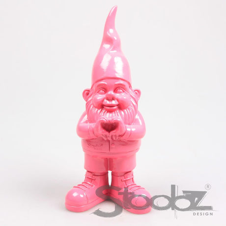 Stoobz design stoobz gnome hjerte fuchsia 29,5 cm