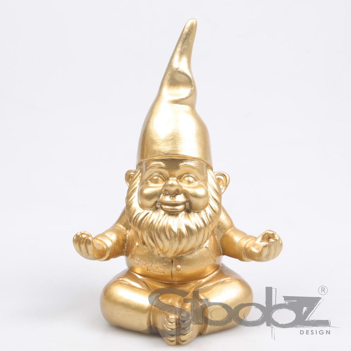 Stoobz design stoobz gnome yoga guld 11x14x20cm