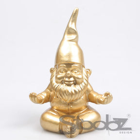 Stoobz design stoobz gnome yoga guld 11x14x20cm