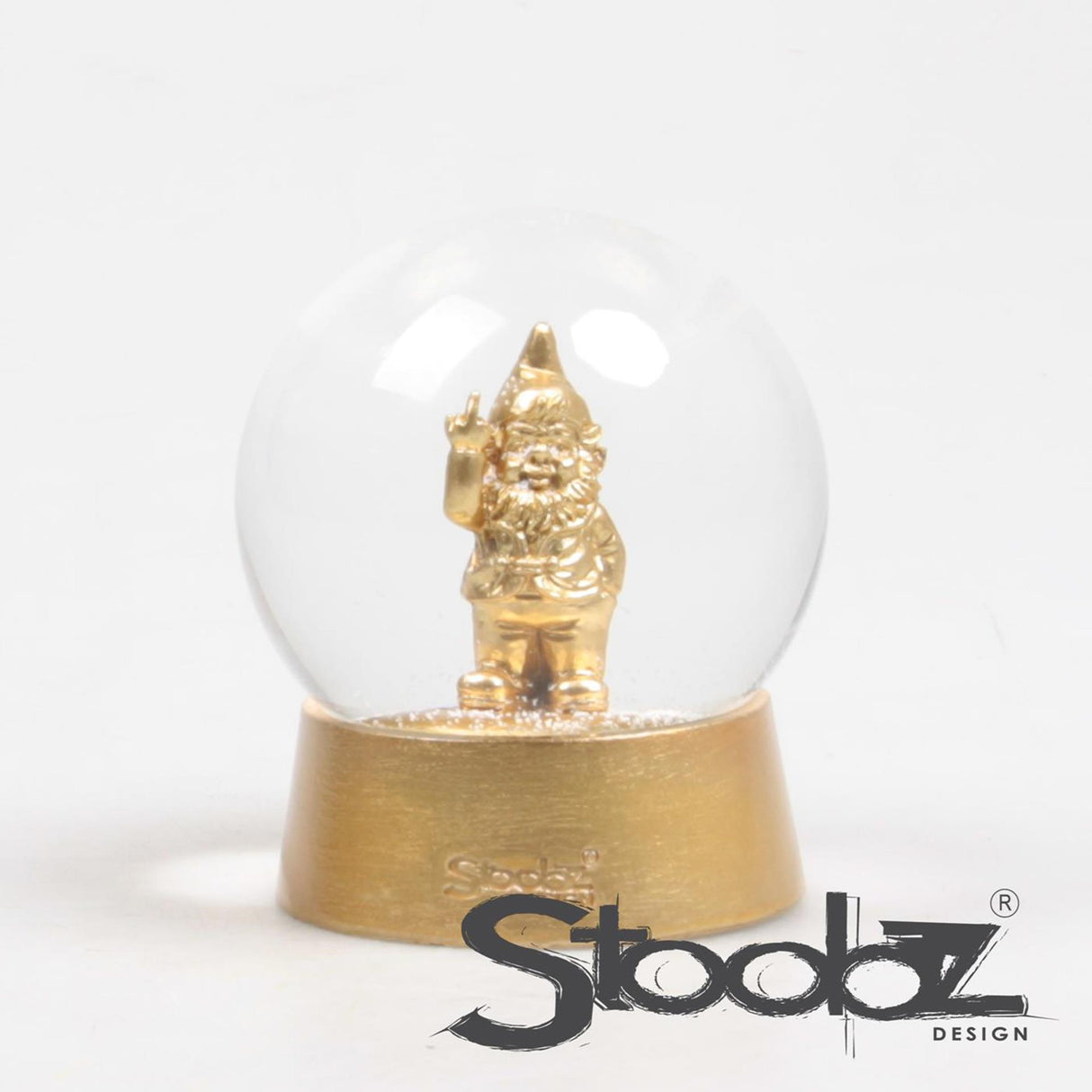 Stoobz design stoobz gnome f*ck dig rystebold guld 10x10x12cm