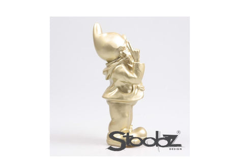 Stoobz design stoobz gnome peace guld 13x11x31cm