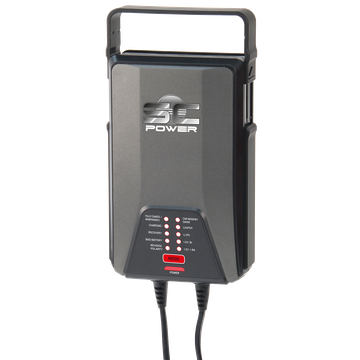 Ubrandet batterioplader til 75A batteri