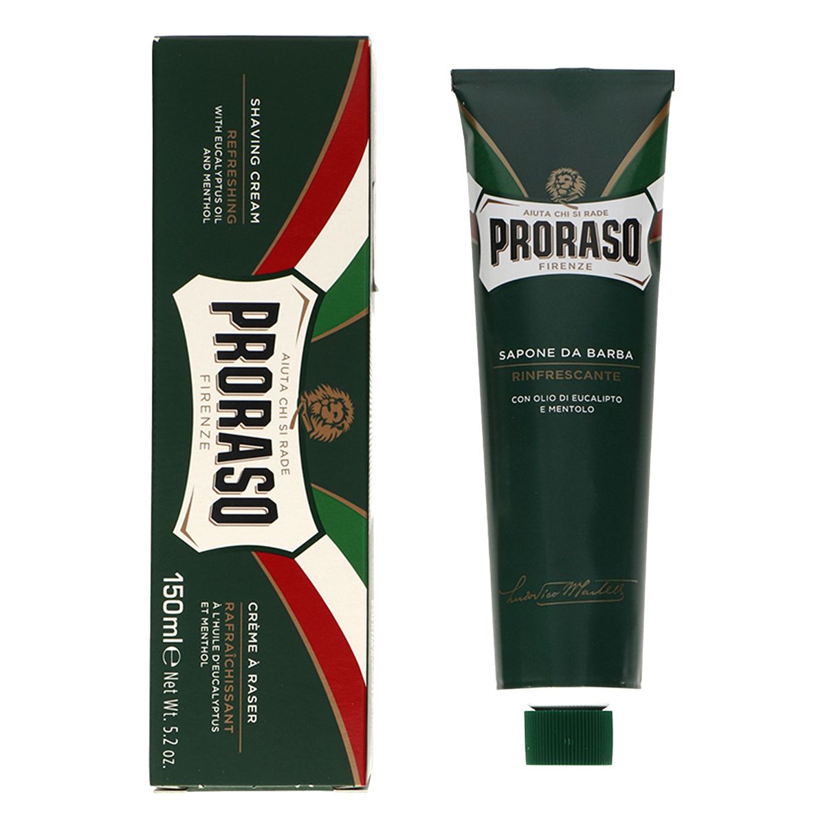 Proraso barbercreme eukalyptus menthol tube 150ml