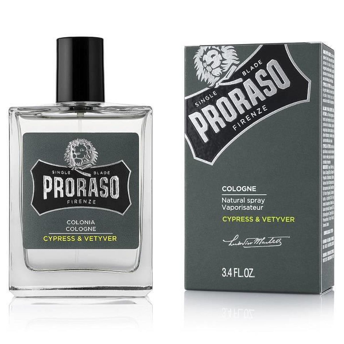 Proraso cologne naturlig spray cypres vetyver 100ml