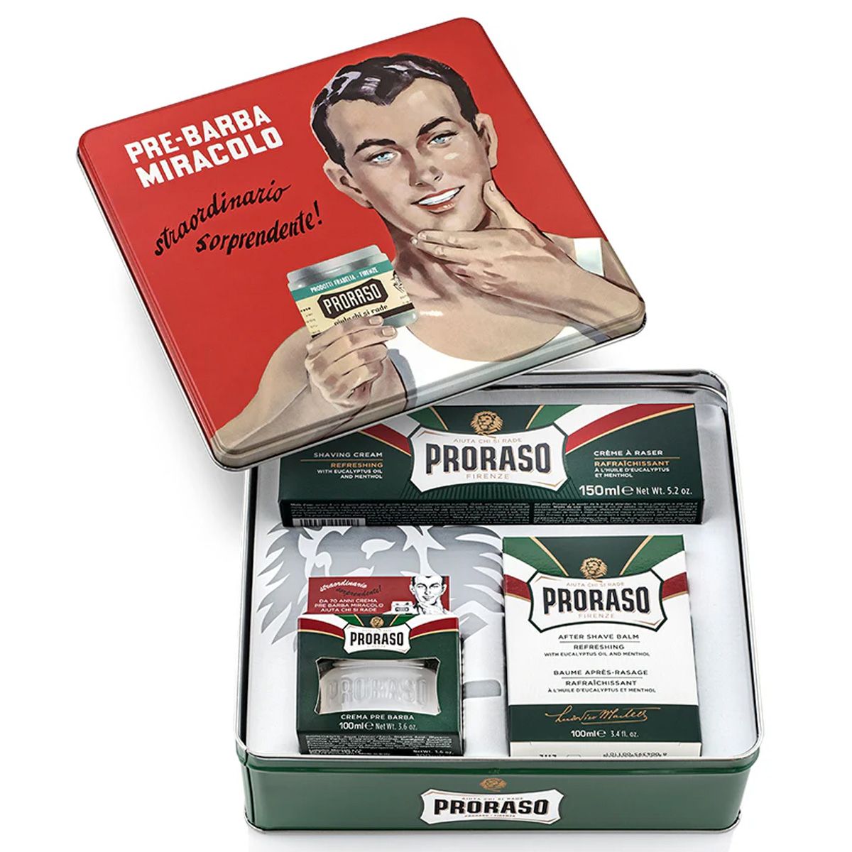 Proraso barbering gaveæske eukalyptus