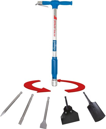 Scheppach aero 2 spade pneumatisk 5-i-1 værktøj - 5909601900