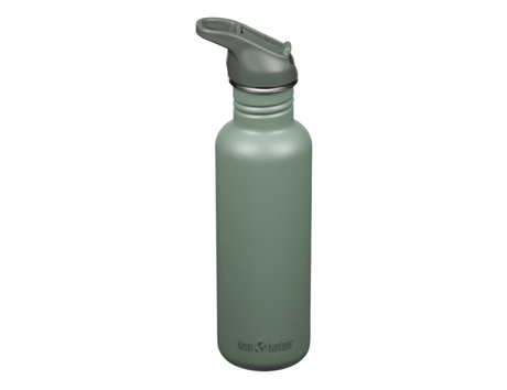 Klean kanteen drikkedunk - klassisk - sportshætte med flip - havspray - 800 ml