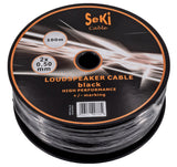 Diverse seki 100 meter højttalerkabel rund 2x0,50mm²