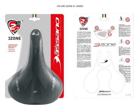 Saddle Sb Volare 3Zone Elm Uni Black