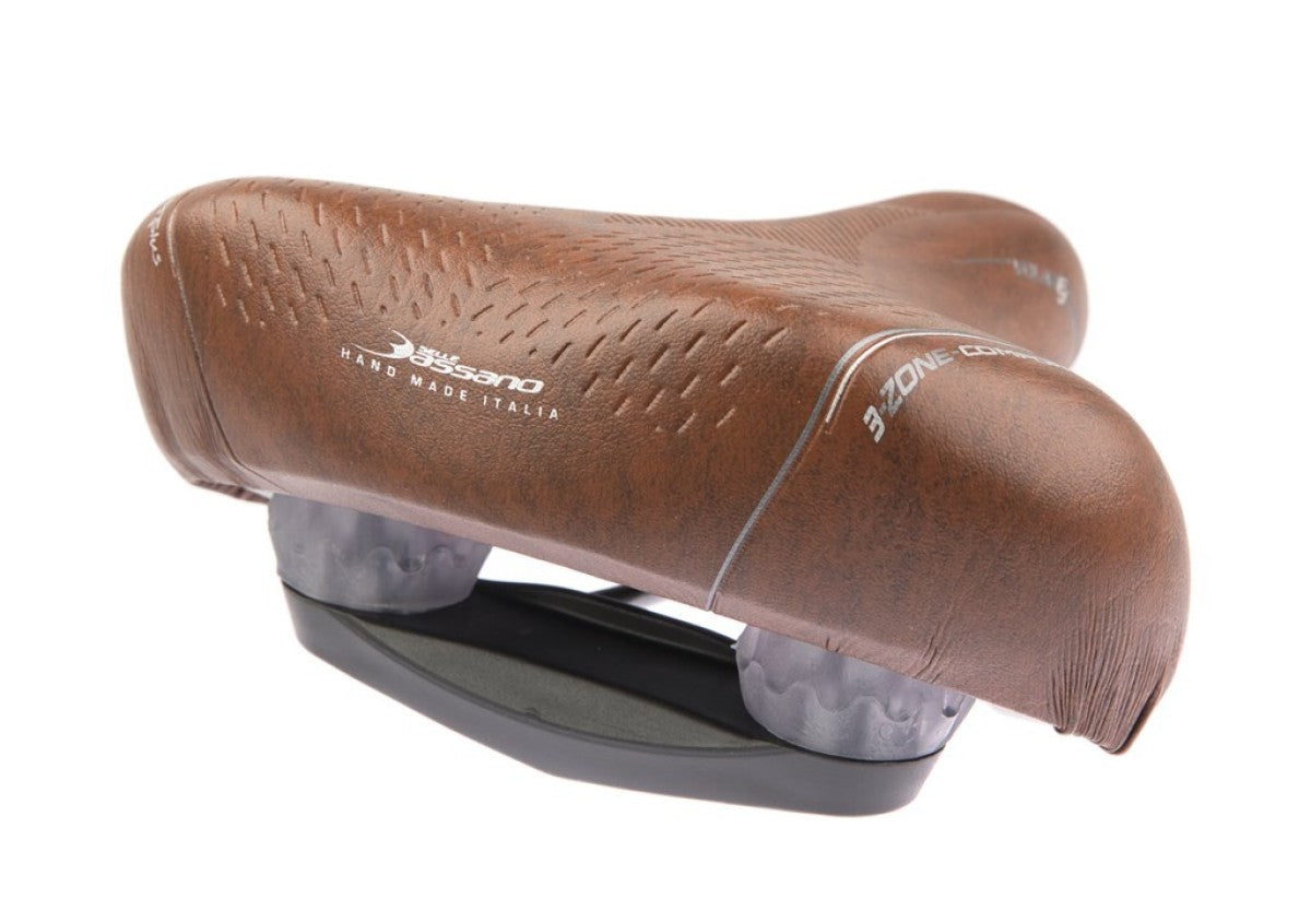 Saddle Volare BigCity XXL Elastomer - Brown