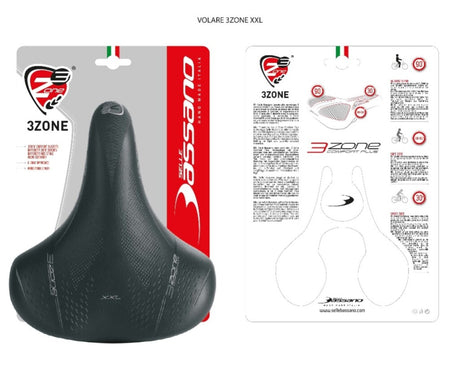 Saddle SB Volare XXL Cruiser sort