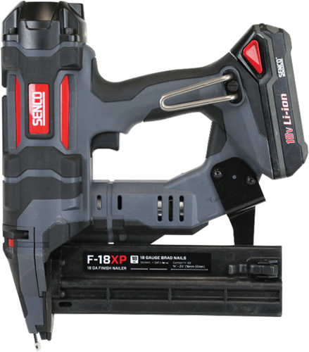 Senco 10m2501n | fusion f-18xp | koffer 2 accu’s lader (2x 2.0ah accu) - 10m2501n