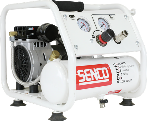Senco ac10304 oliefri lydløs kompressor - afn0029