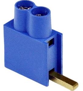 Enzo sep voedingsklem dth dubbel 2x10mm laag blauw sep - 4000460