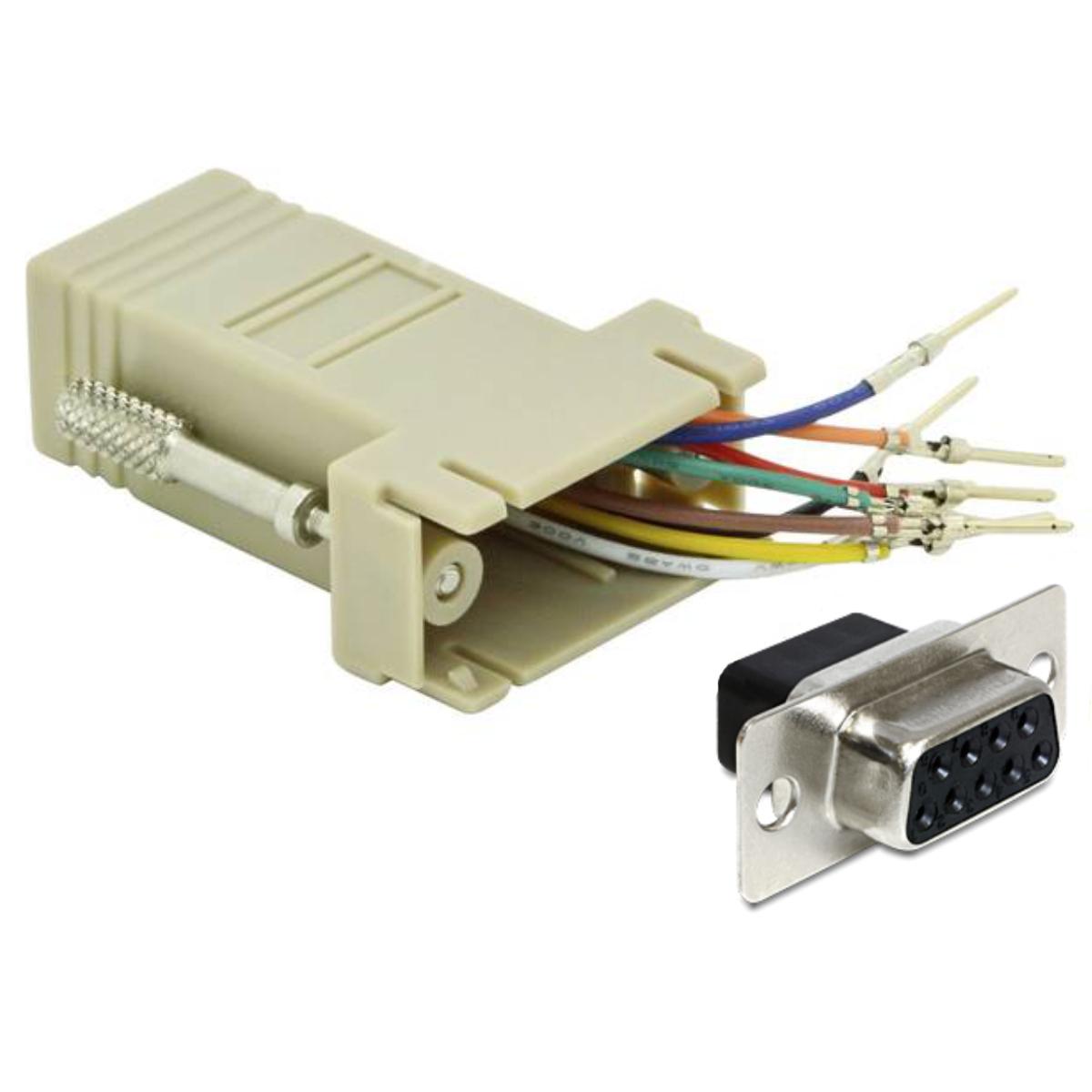 Imp seriel d-sub - rj45 adapterstik