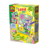 Seks farvet sand kunst