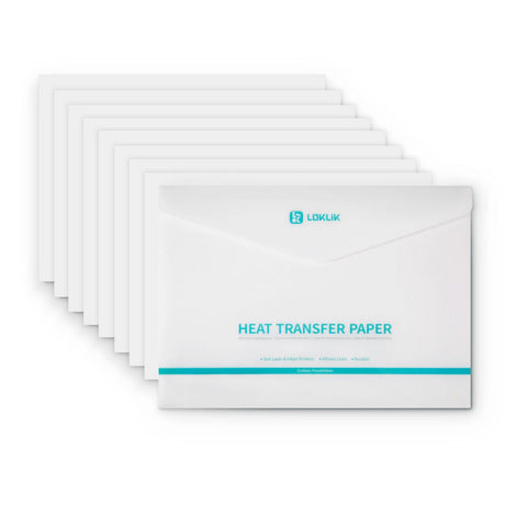 Loklik • transferpapier licht 8x