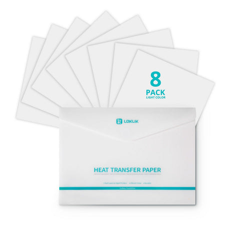 Loklik • transferpapier licht 8x