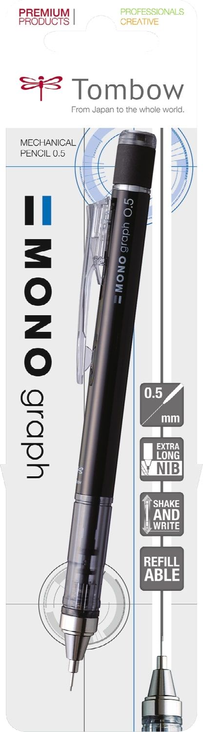 Tombow • monograf mekanisk blyant sort
