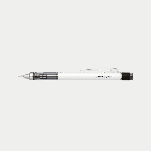 Tombow • mekanisk blyant, monograf, 0,7 mm, hvid