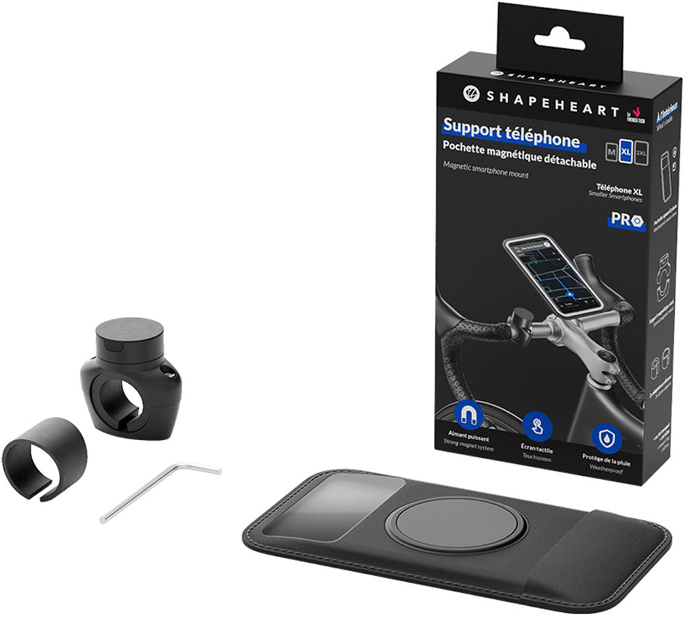 Shapeheart magnetisk smartphone pro mount til cykelstyr