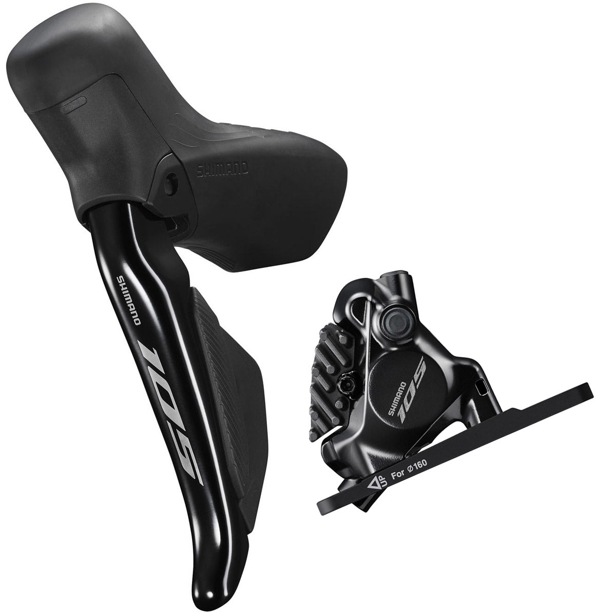 Shimano 105 di2 st-r7170+br-r7170 2-trins skivebremse foran