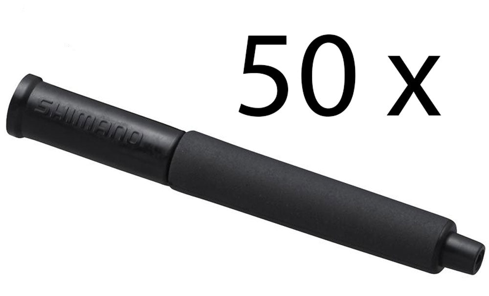 Shimano forseglet hætte med tunge og gummiskjold (50 stk.)