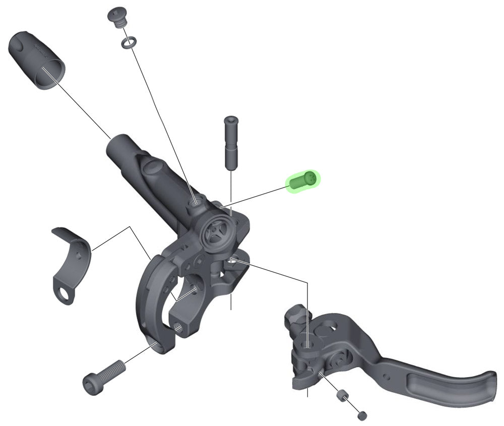 Shimano slagtilpasningsskrue til xtr saint