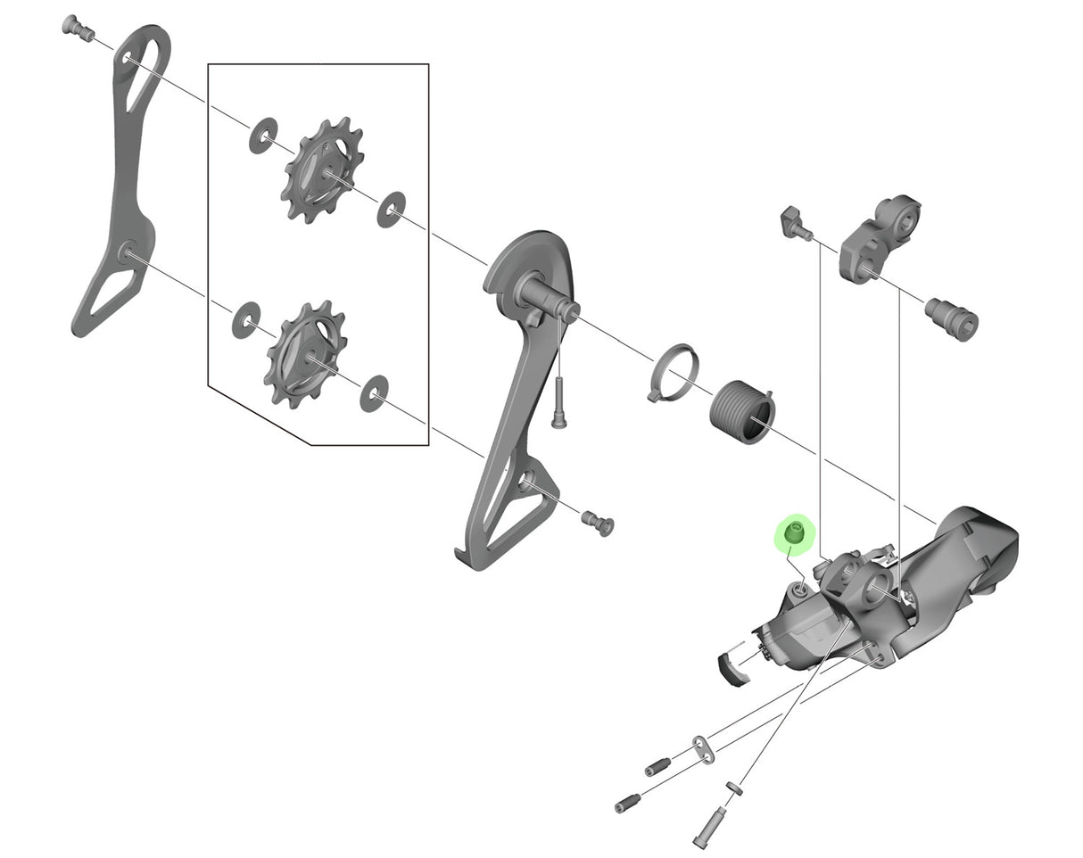 Shimano støvle til ew-sd300 kabelforbindelse