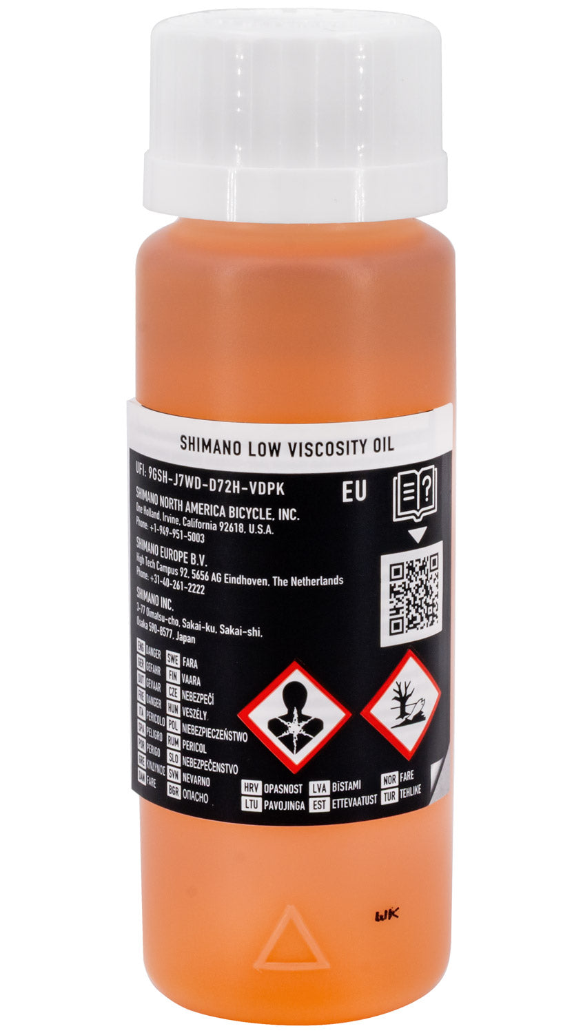 Shimano mineralolie til skivebremse med lav viskositet | 500 ml