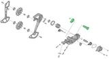 Shimano akselenhed til rd-m7100 7120 bagskifterbeslag