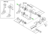 Shimano styrehjulsbolt til rd-m950 951 952 970 rd-7700 5500