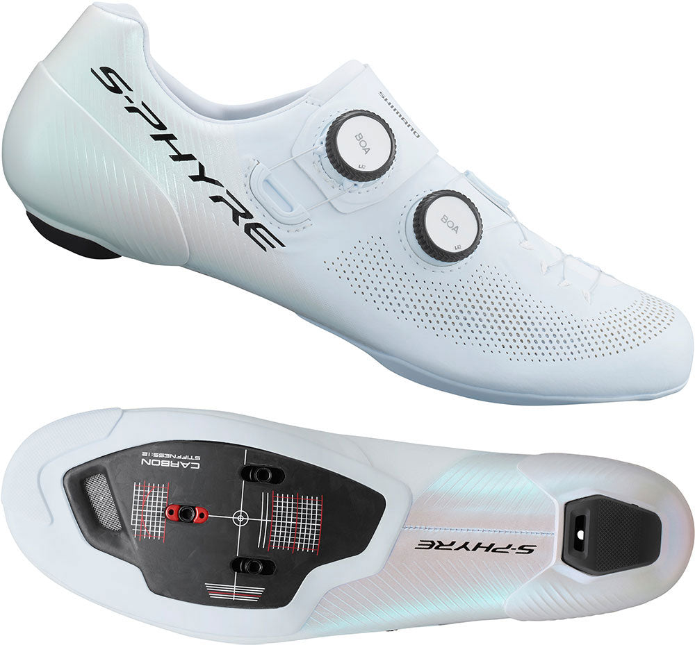 Shimano sh-rc903 s-phyre hvid - landevejscykelsko