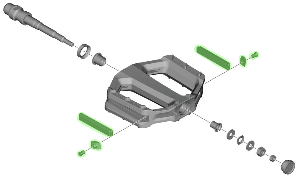 Shimano SM-PD71 reflektor sæt