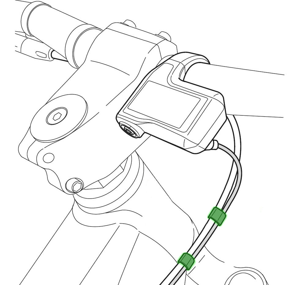 Shimano steps monteringsklemme til ew-sd50 kabel