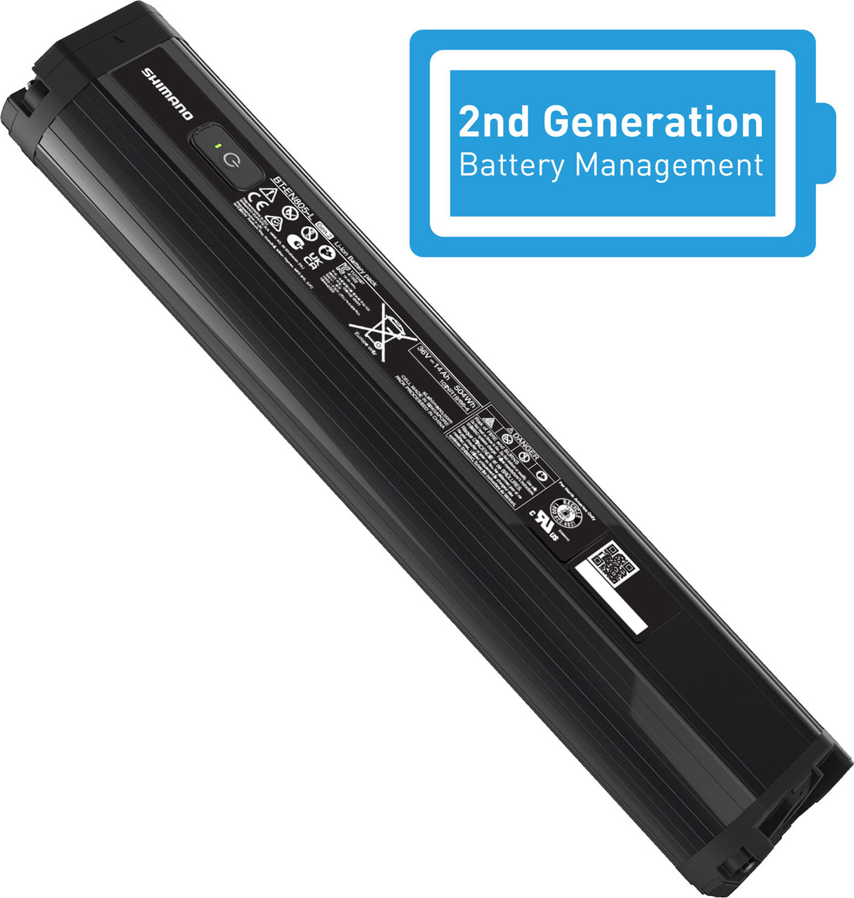 Shimano steps bt-en805-l 504wh batteri integreret