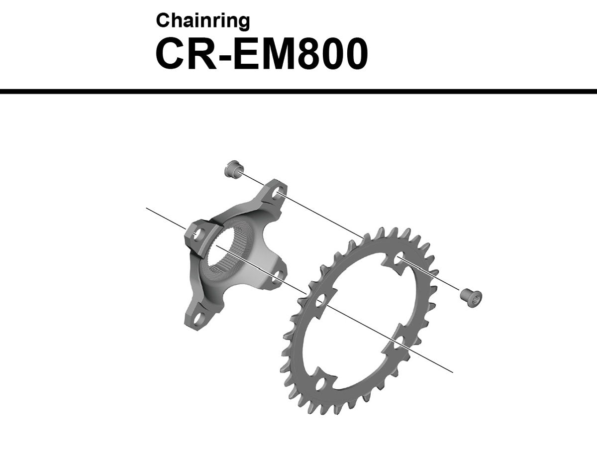 Shimano steps cr-em800 kædekrans