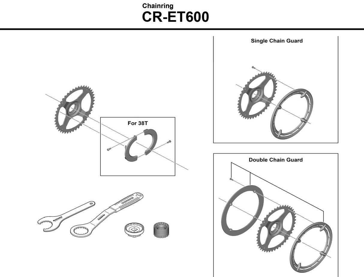 Shimano steps cr-et600 kædering