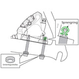 Shimano snapholder til flad montering