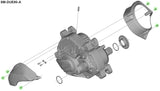 Shimano fastgørelsesbolte til trindrevet dæksel sm-due80