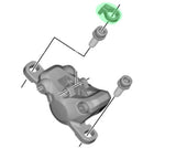 Shimano snapring til postmonteret bremsekaliberbolt