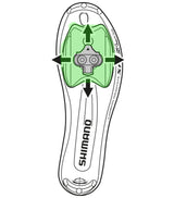 Shimano sm-sh40 klamperadapter til spd pedaler