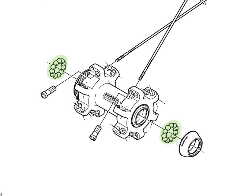 Shimano stålkugler 3 16 (22 stk.)