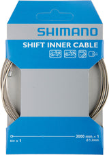 Shimano tandem rustfrit stål sus shift inderkabel 1,2mm x 3000mm