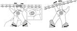 Shimano tl-cn10 quick-link tilslutningsfjerner