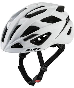 Alpina sports racing hjelm valparola 51-56 mat hvid