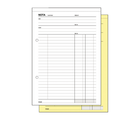 Kangaro note kopibog 205x120 2x50 pakke med 5 hæfter