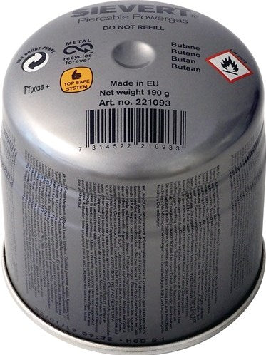 Sievert gaspatron | 190 g 350 ml 1925 grader Celsius | 1 stk - 221093 - 221093